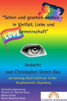 Plakat zur Andach CSD